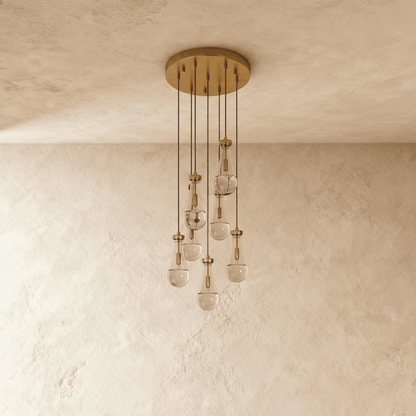 Pulcher Glass Tears Chandelier