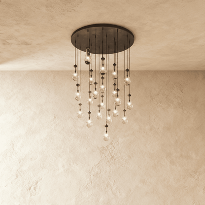Pulcher Glass Tears Chandelier