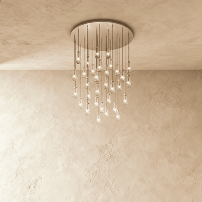 Pulcher Glass Tears Chandelier