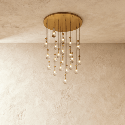Pulcher Glass Tears Chandelier