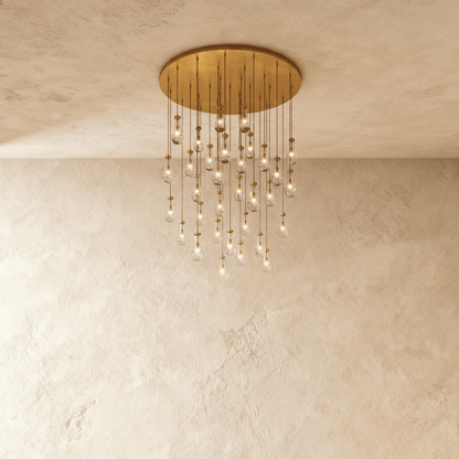 Pulcher Glass Tears Chandelier