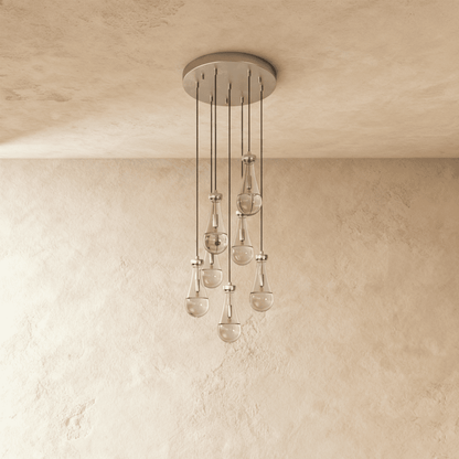 Pulcher Glass Tears Chandelier