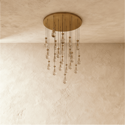 Pulcher Glass Tears Chandelier