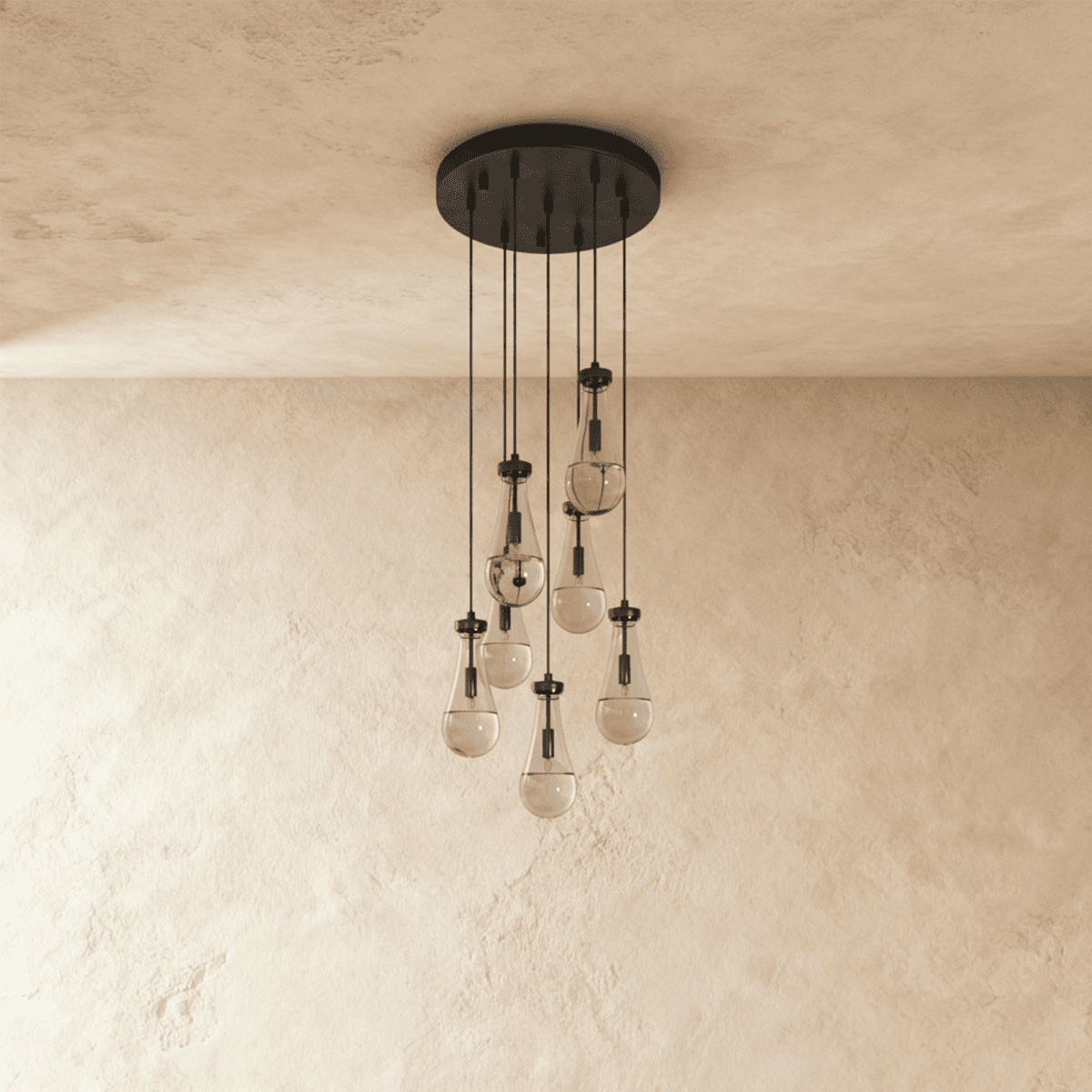 Pulcher Glass Tears Chandelier