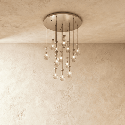 Pulcher Glass Tears Chandelier