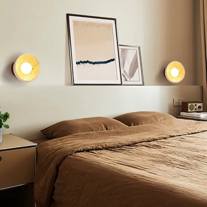 Pulkit Travertine Wall Lamp