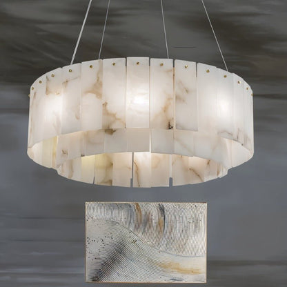 Regalis Alabaster Chandelier Light