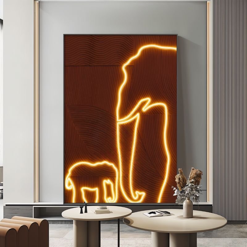 Safari Flare Illuminated Art