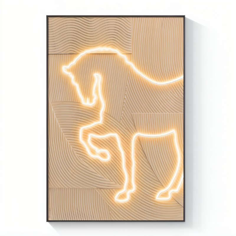 Safari Flare Illuminated Art