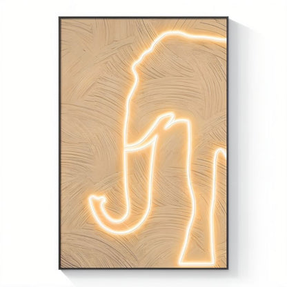 Safari Flare Illuminated Art