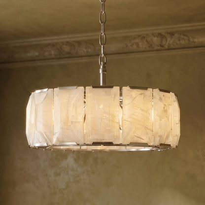 Sakhra Round Alabaster Chandelier