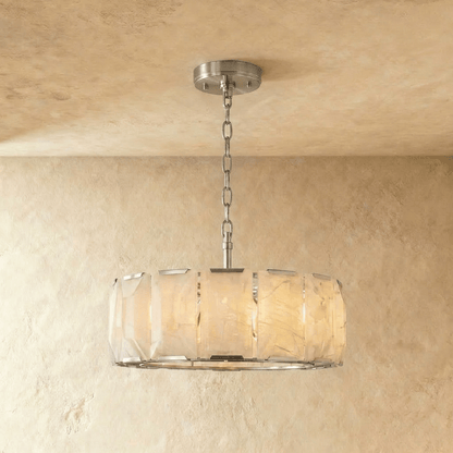 Sakhra Round Alabaster Chandelier