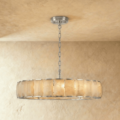Sakhra Round Alabaster Chandelier