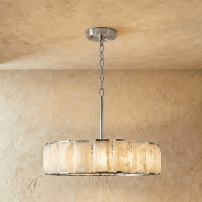 Sakhra Round Alabaster Chandelier