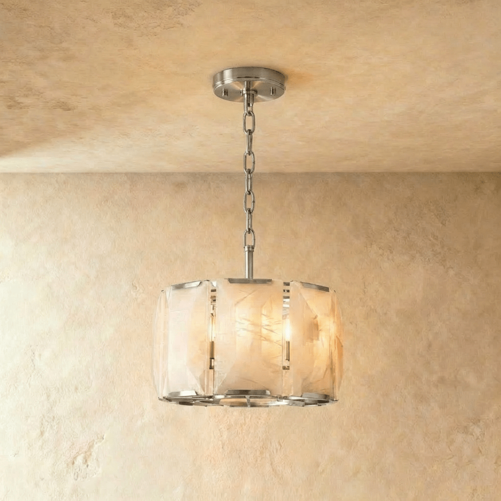 Sakhra Round Alabaster Chandelier