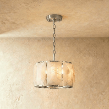 Sakhra Round Alabaster Chandelier