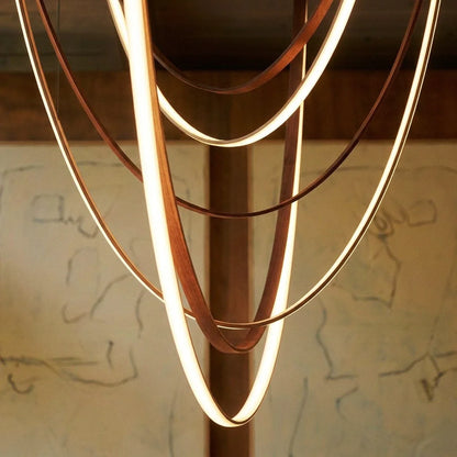 Shalom Leather Chandelier