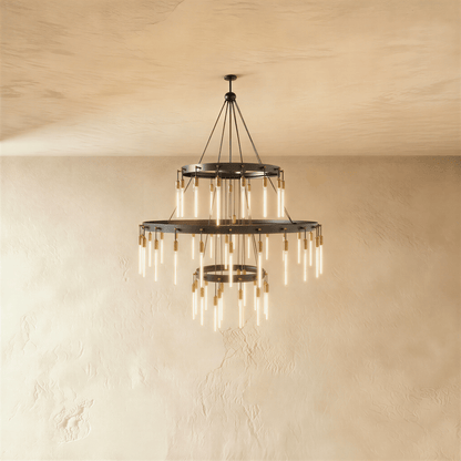 Sidero 3-Tier Round Chandelier