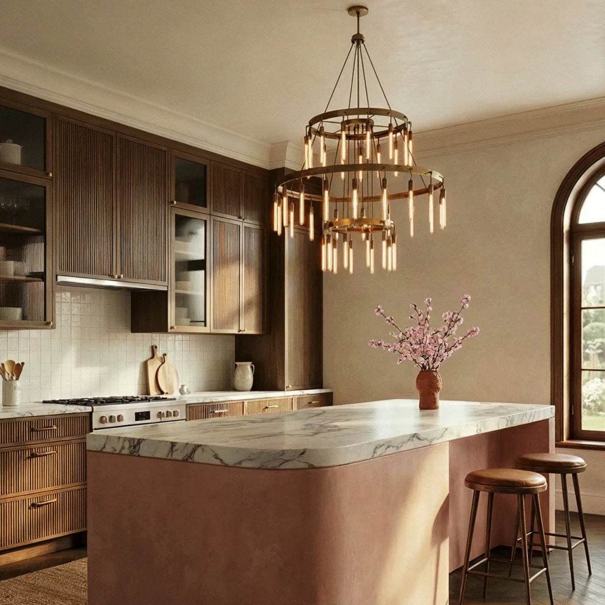 Sidero 3-Tier Round Chandelier