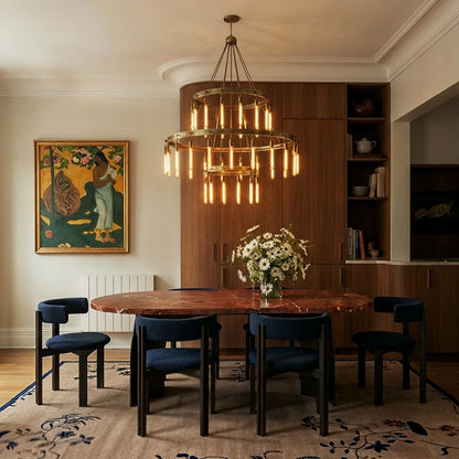Sidero 3-Tier Round Chandelier