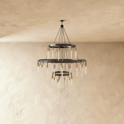 Sidero 3-Tier Round Chandelier