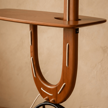 Solvaana Floor Lamp With Side Table