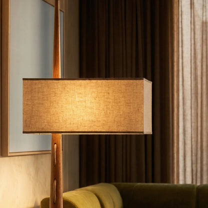 Solvaana Floor Lamp With Side Table