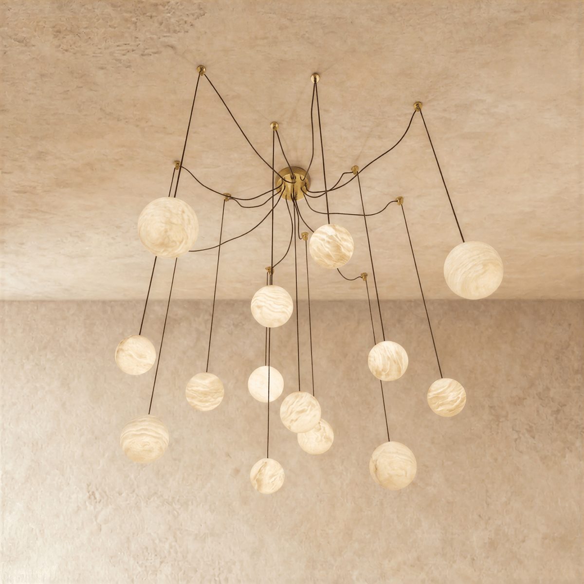 Svara Alabaster Chandelier