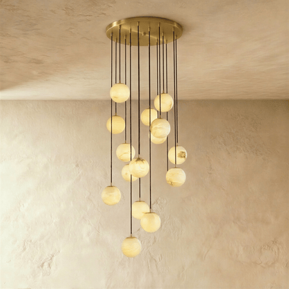 Tama Alabaster Chandelier Light