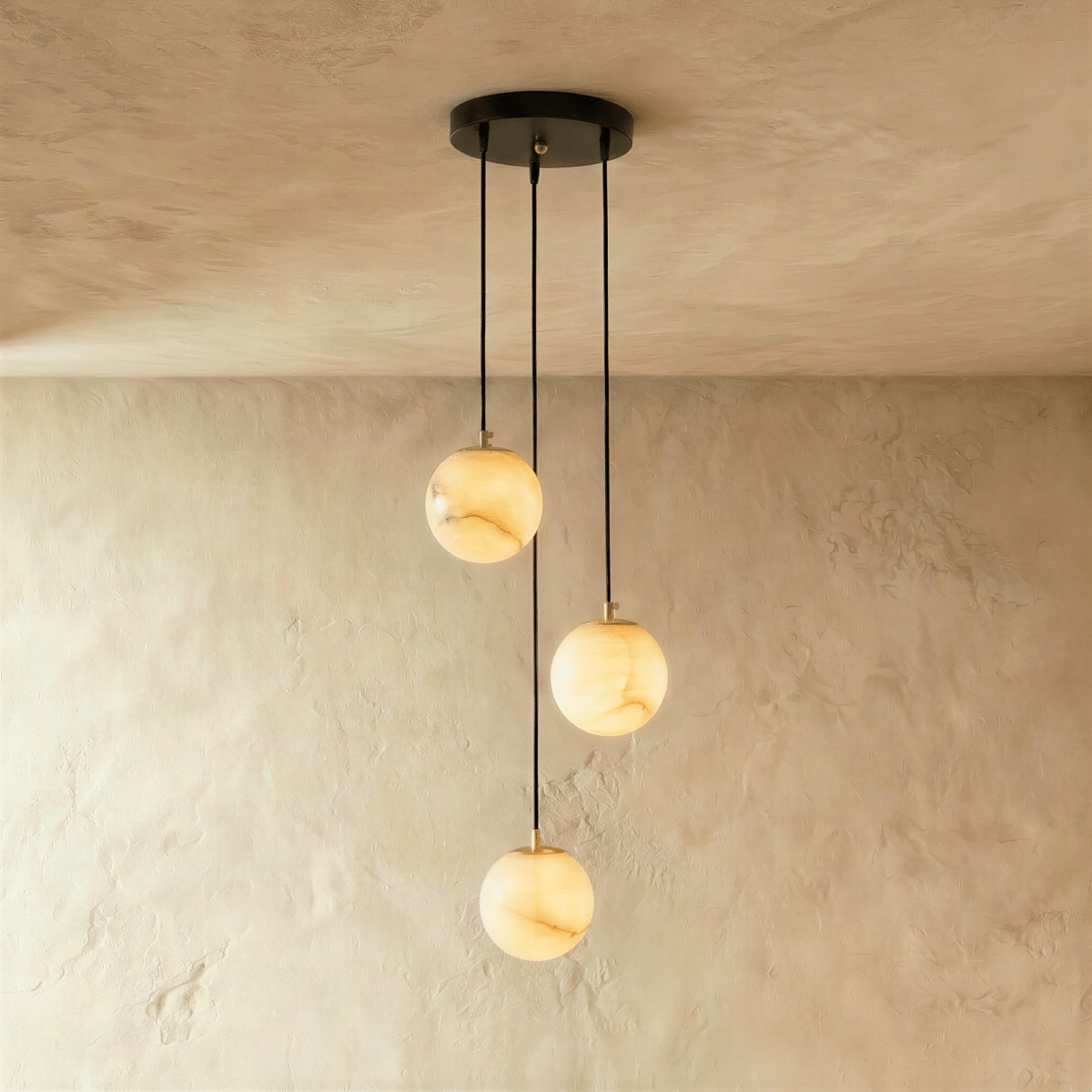 Tama Alabaster Chandelier Light