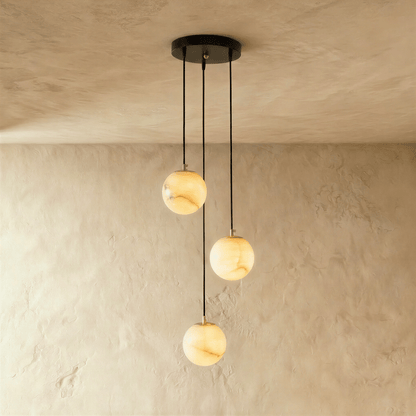 Tama Alabaster Chandelier Light