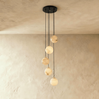 Tama Alabaster Chandelier Light