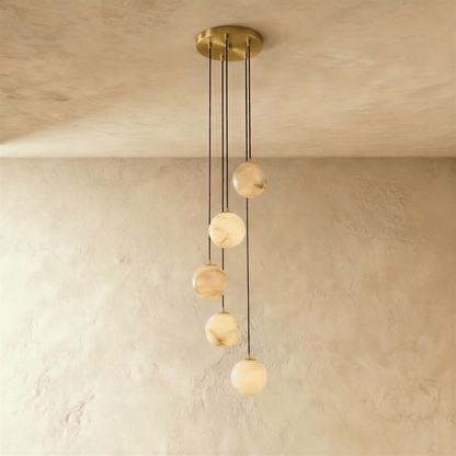 Tama Alabaster Chandelier Light