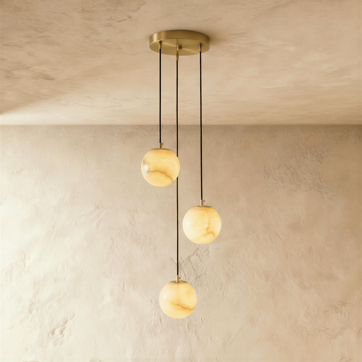 Tama Alabaster Chandelier Light