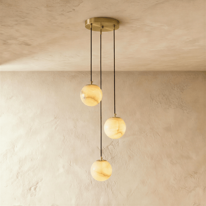 Tama Alabaster Chandelier Light