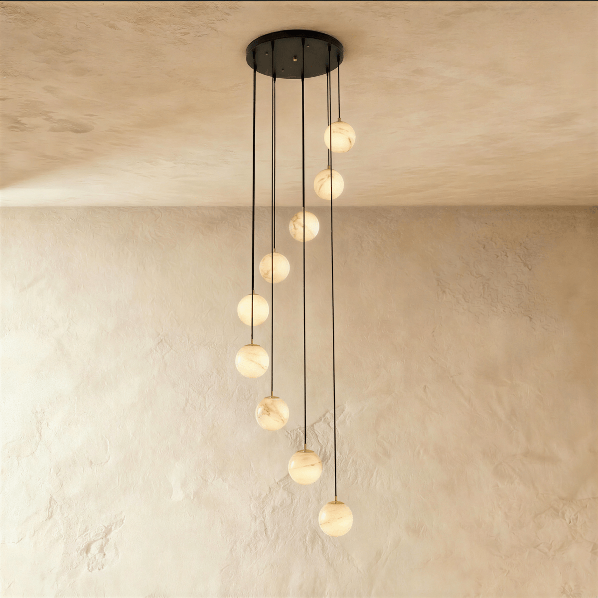 Tama Alabaster Chandelier Light