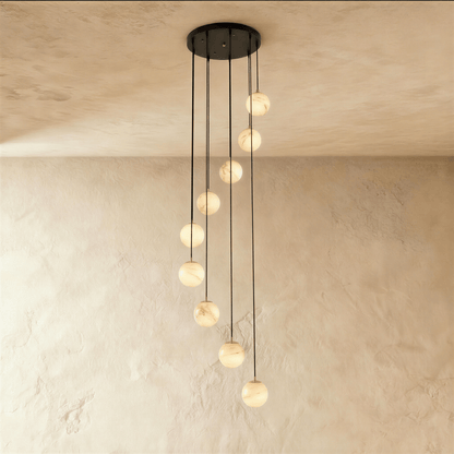 Tama Alabaster Chandelier Light