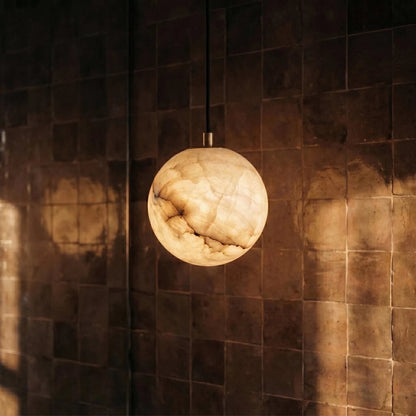 Tama Alabaster Chandelier Light