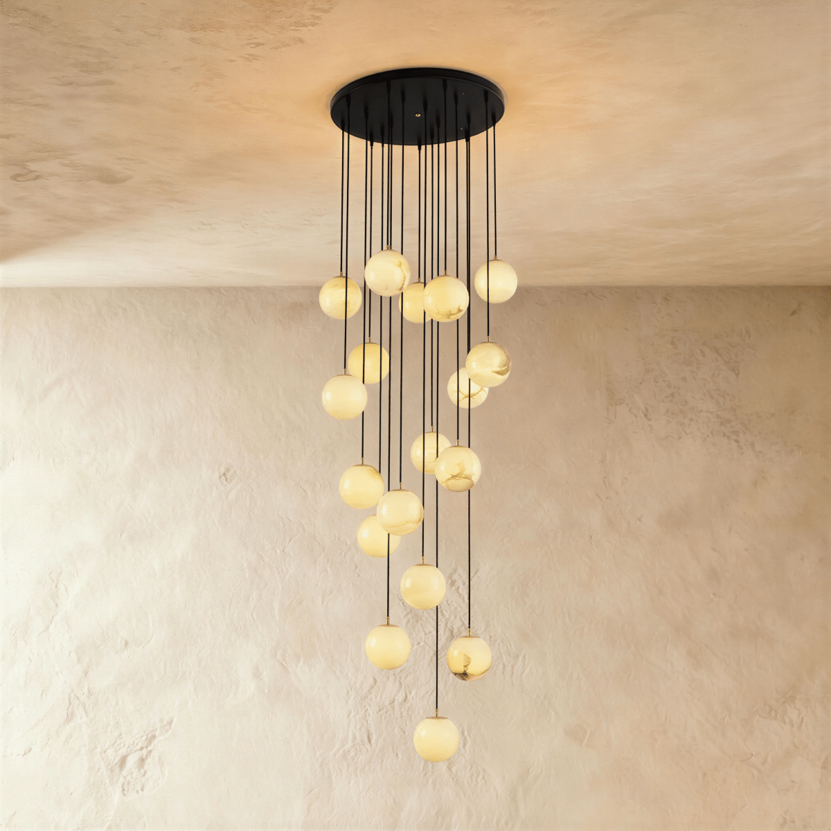 Tama Alabaster Chandelier Light