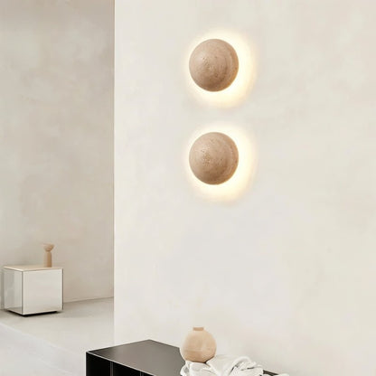 Tirov Travertine Wall Lamp
