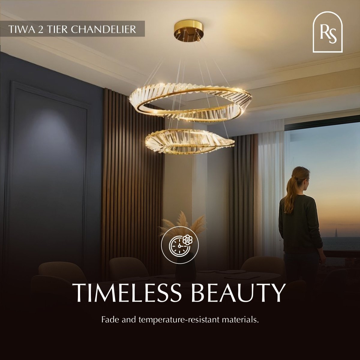 Tiwa 2-Tier Chandelier