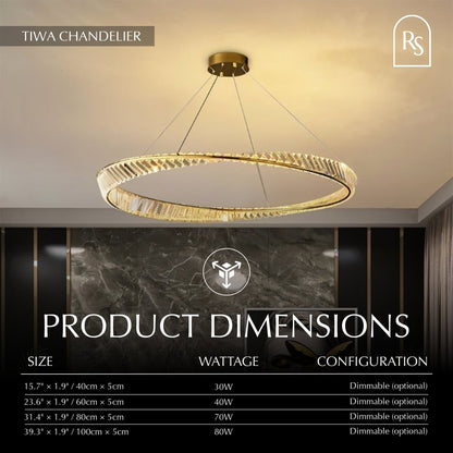 Tiwa Chandelier