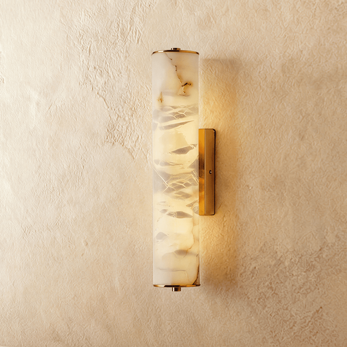 Tong Alabaster Wall Lamp