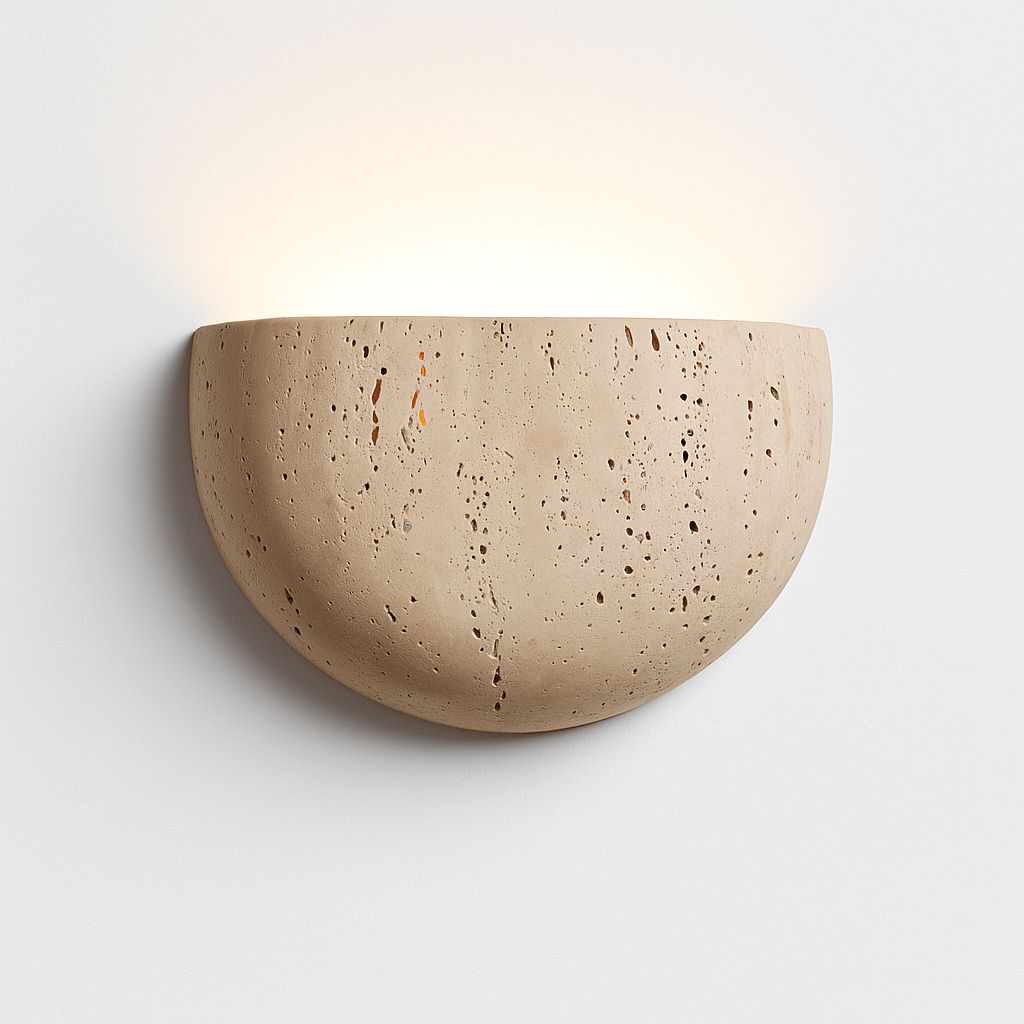 Valta Travertine Wall Lamp