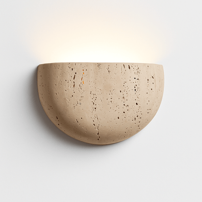 Valta Travertine Wall Lamp