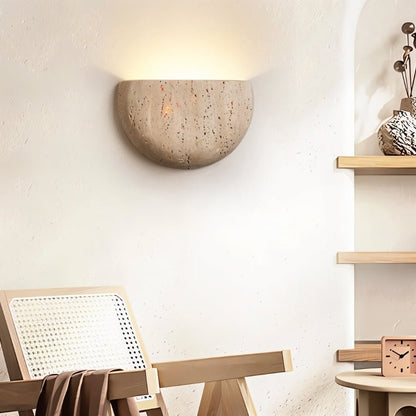 Valta Travertine Wall Lamp