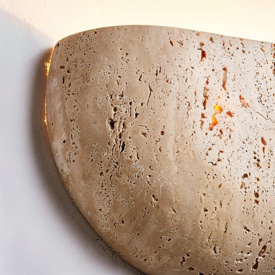 Valta Travertine Wall Lamp
