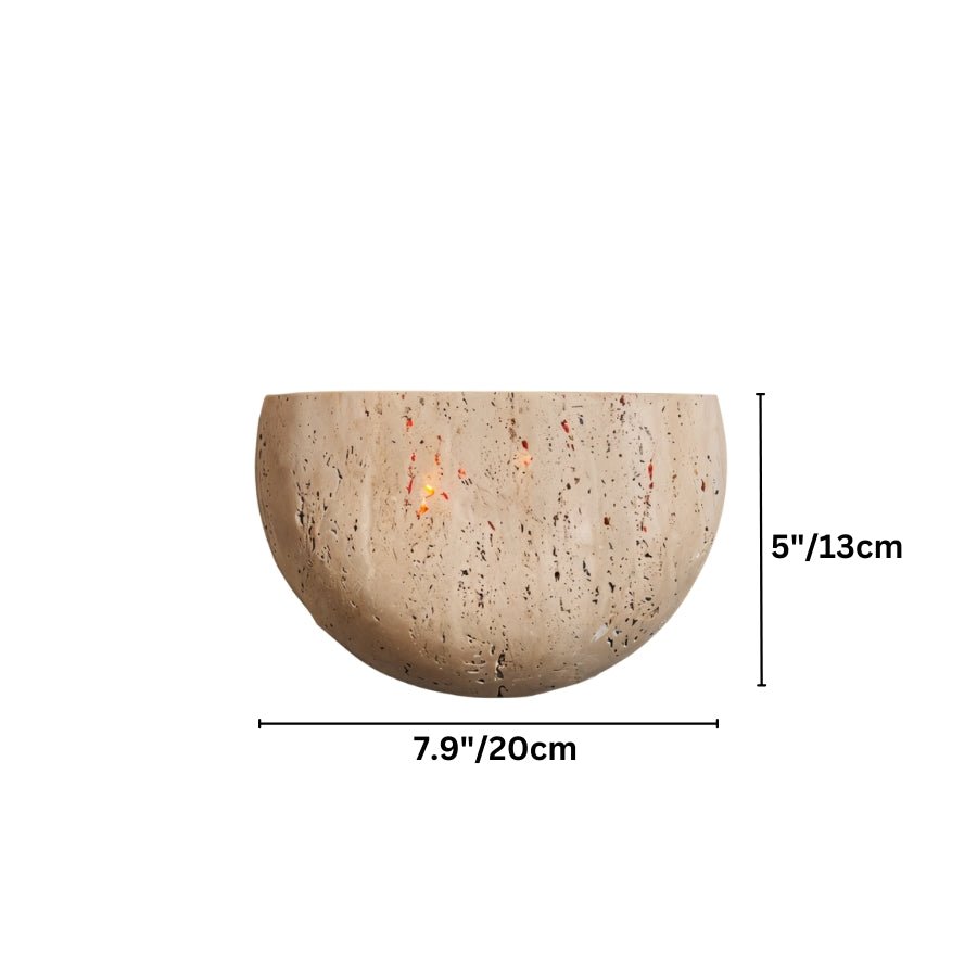 Valta Travertine Wall Lamp