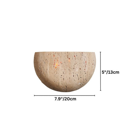 Valta Travertine Wall Lamp