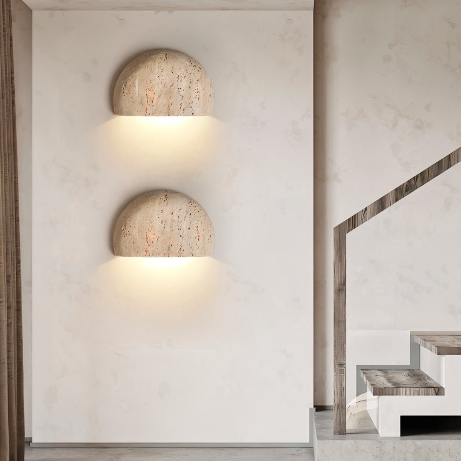 Valta Travertine Wall Lamp